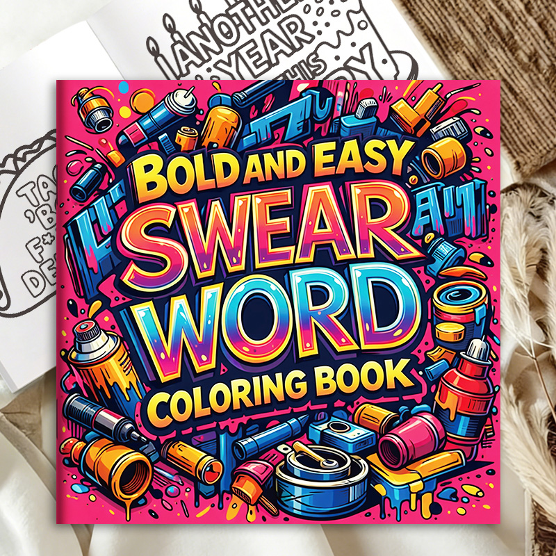 Adult Coloring Book with Witty - đánh giá và giá Adult Coloring Book Stress Relief