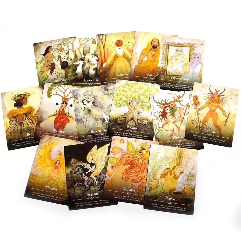 11*6.5cm Season of Witch Oracl - đánh giá và giá Tarot Deck With Guidebook