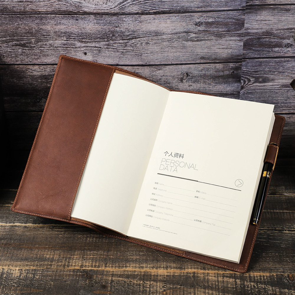Retro Genuine Leather Book Cov - đánh giá và giá Stationery Books